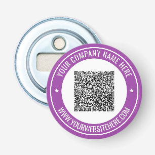 QR Code Scan Info Text Bottle Opener Choose Colors