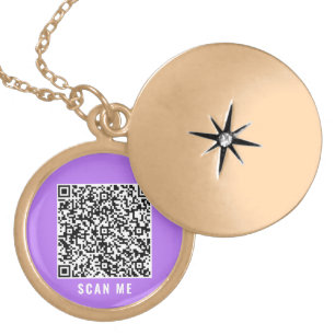 QR Code Scan Info Your Color Necklace Template
