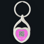 QR Code Scan Info Your Design Keychain Gift<br><div class="desc">Choose Colors and Font Keychain with Your Special QR Code Info or Custom Text Personalized Modern Keychains Gift - Add Your QR Code - Image or Logo - photo / or Text - Name or other info / message - Resize and Move or Remove / Add Elements - Image /...</div>