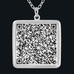 QR Code Scan Info Your Personalized Gift Necklace<br><div class="desc">Design Your Own Personalized Necklaces with Your QR Code Scan Info - Special Massage Necklace Gift - Add Your QR Code - Image or Photo / or Name - Custom Text - Resize and Move or Remove / Add Elements - Image / Text with Customization Tool. Choose / Add Your...</div>