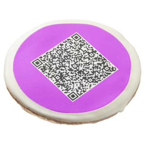 QR Code Scan Info Your Sugar Cookie Custom Colors