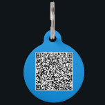 QR Code Scan Information Pet ID Tag Choose Colors<br><div class="desc">Your Colors and Font - Personalized QR Code Information Professional Modern Design Pet ID Tag - Add Your QR Code - Image or Logo / or Name - Text - E-mail or Phone - Contact Information / Address - Resize and Move or Remove / Add Elements - Image / Text...</div>