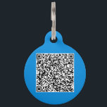 QR Code Scan Information Pet ID Tag Choose Colors<br><div class="desc">Your Colors and Font - Personalized QR Code Information Professional Modern Design Pet ID Tag - Add Your QR Code - Image or Logo / or Name - Text - E-mail or Phone - Contact Information / Address - Resize and Move or Remove / Add Elements - Image / Text...</div>