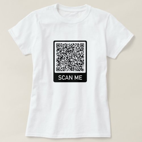 QR Code Scan Me Info T_Shirt Your Modern Gift