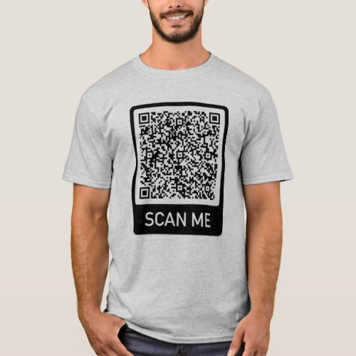QR Code Scan Me Personalized Surprise T_Shirt Gift