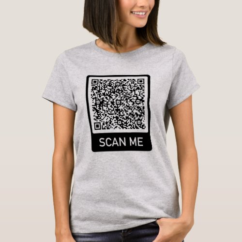 QR Code Scan Me Personalized Your T_Shirt Gift