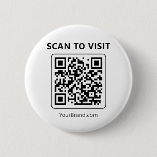 QR Code Scan to Visit Minimal Website Marketing Button