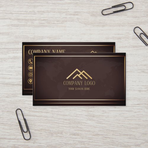 Qr Code Sephia Modern Minimalist Professional  Business Card
