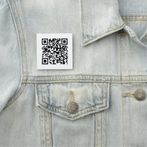 QR Code Simple Clear and Minimalist Modern Name Tag