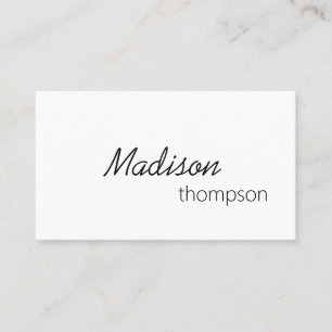 QR Code Simple Minimal Modern Professional Business Card