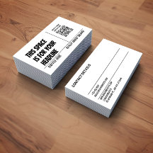 QR Code Social Media Modern Business Card
