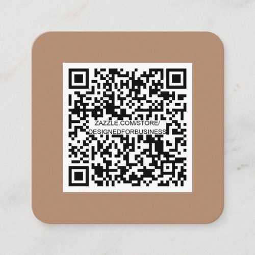 QR code_Social Media_Modern_Simple_Professional Sq Square Business Card