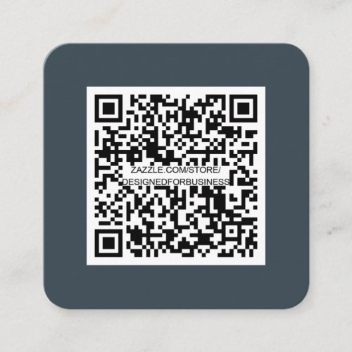 QR code_Social Media_Modern_Simple_Professional Square Business Card