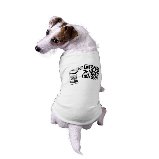 QR Code Spray Paint Pet Shirt Template (Back)