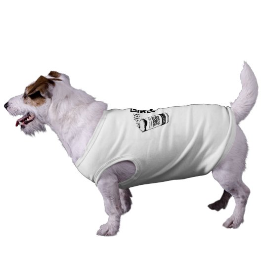 QR Code Spray Paint Pet Shirt Template (Side)