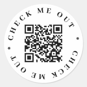 QR code Sticker