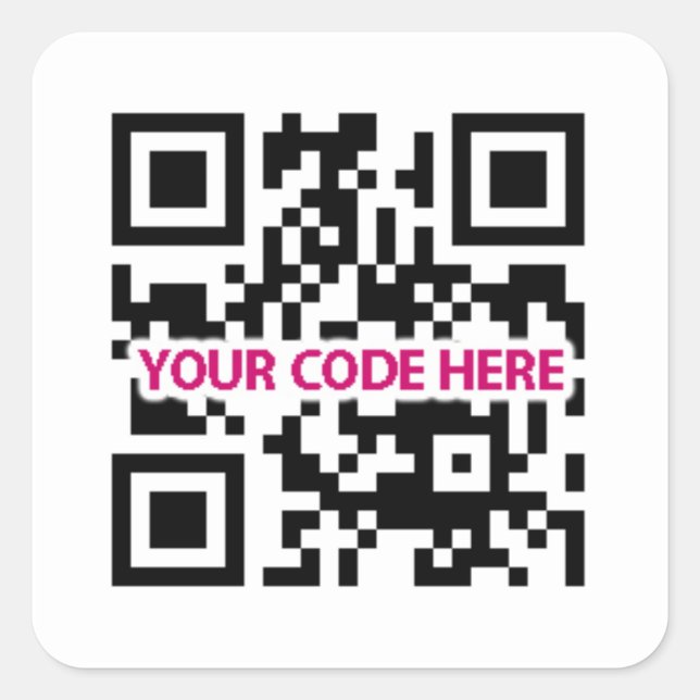 QR Code Sticker (Front)