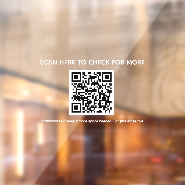 QR code store front sticker - scan me - no border (Sheet 2)