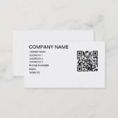 QR CODE STORE TEMPLATE BUSINESS CARD (Front/Back)