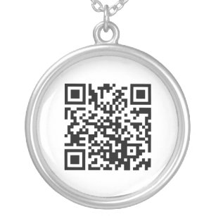 necklace with scan code for pictures