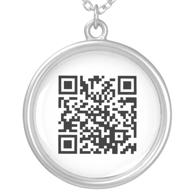 QR CODE STORE TEMPLATE NECKLACE (Front)