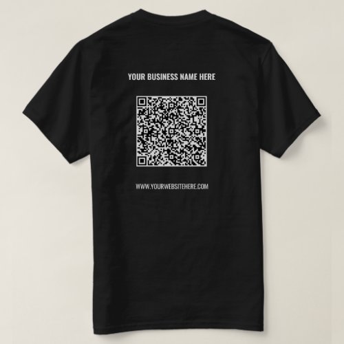 QR Code T_Shirt Custom Text _ Promotional Company
