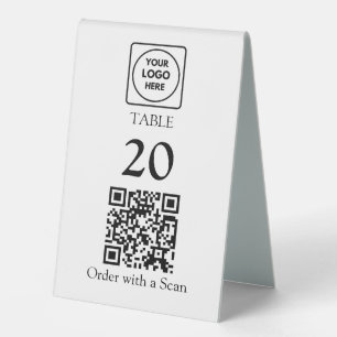QR Code Table Number   Restaurant Cafe Tent