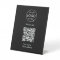 QR Code Tabletop Sign | Digital Menu Black Signage