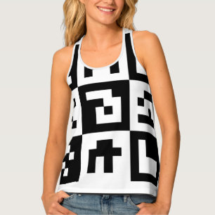 qr code tank top