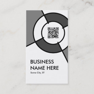 QR code target Business Card