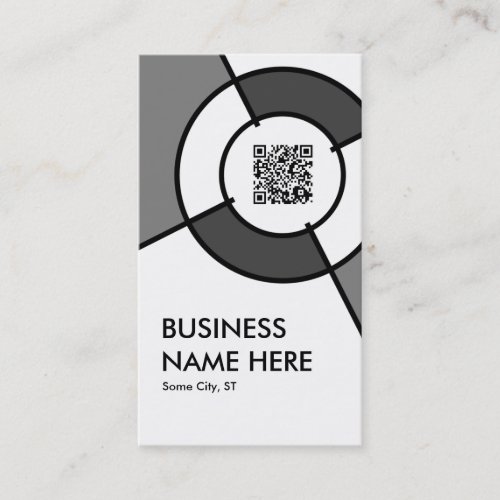 QR code target Business Cards