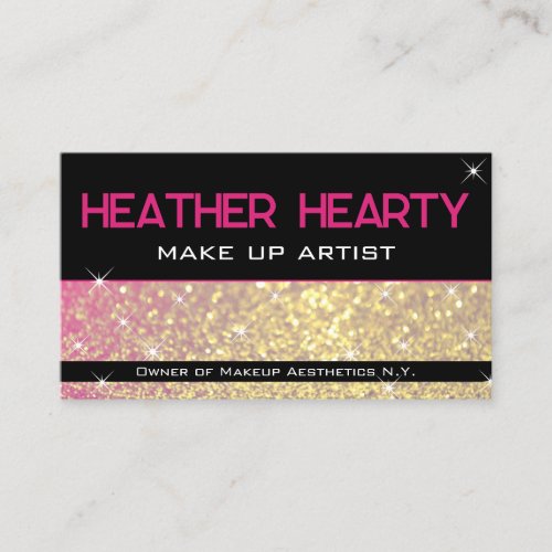QR Code Template Luxury Rose Gold Girly Pink  Business Card