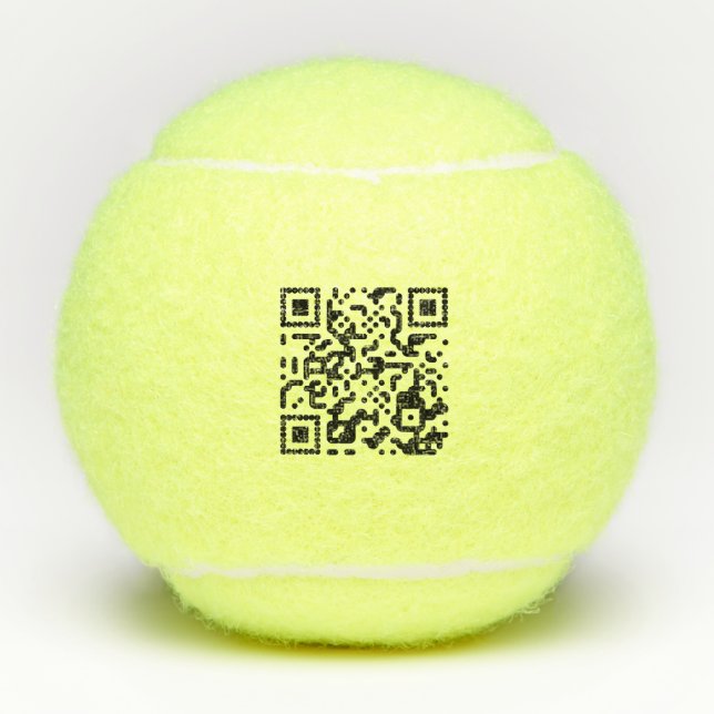 QR Code Tennis Balls (Front)
