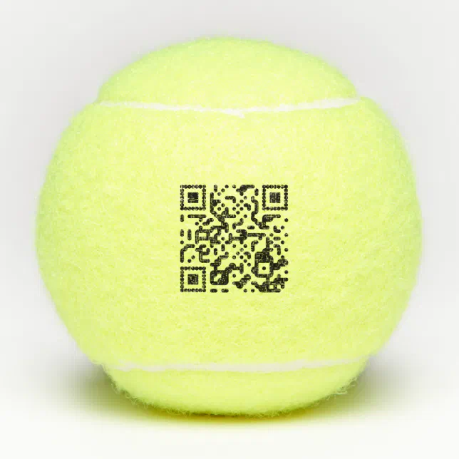 QR Code Tennis Balls | Zazzle