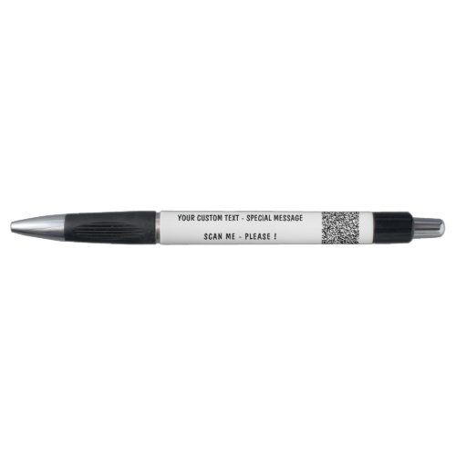 QR Code Text and Colors Business Promotional Pen