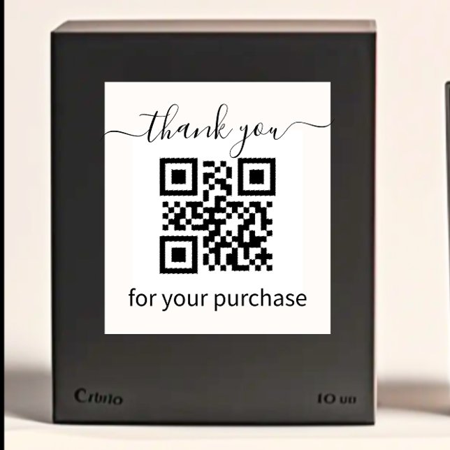 QR code thank you for your purchase Self-inking Stamp (Creator Uploaded)