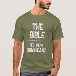 QR Code The Bible Is Significant Christian Faith T-Shirt