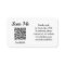 QR Code Wedding Online RSVP Black and White