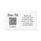 QR Code Wedding Online RSVP Black and White