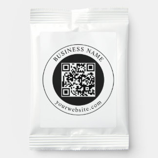 QR Code with Business Name Editable Margarita Drink Mix