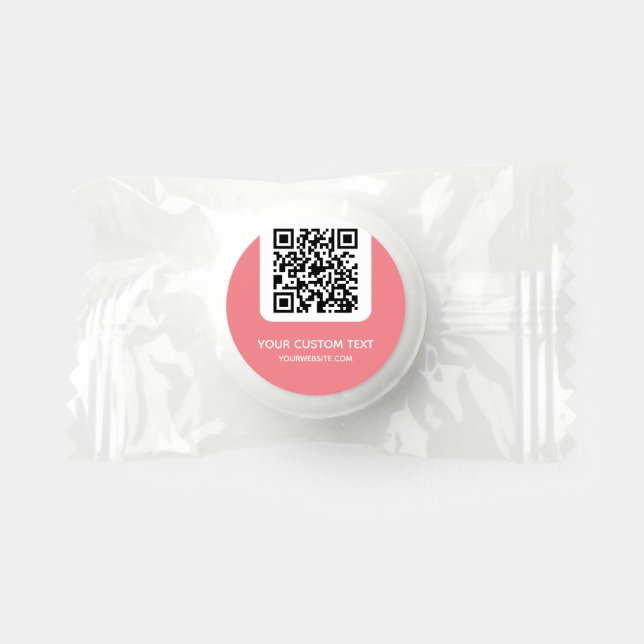 QR Code with Custom Text Promotional Gifts Life Sa Life Saver® Mints (Front)