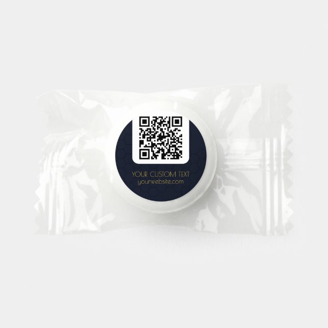 QR Code with Custom Text Promotional Gifts Life Saver® Mints (Front)