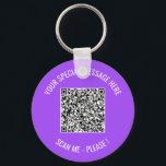 QR Code Your Message Keychain Gift - Choose Colors<br><div class="desc">Choose Colors and Font - Your Special QR Code Info and Custom Text Personalized Modern Keychains / Gift - Add Your QR Code - Image or Logo - photo / Text - Name or other info / message - Resize and Move or Remove / Add Elements - Image / Text...</div>