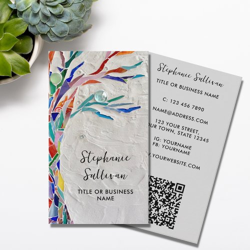 QR Code Your Profession Tree Business Card