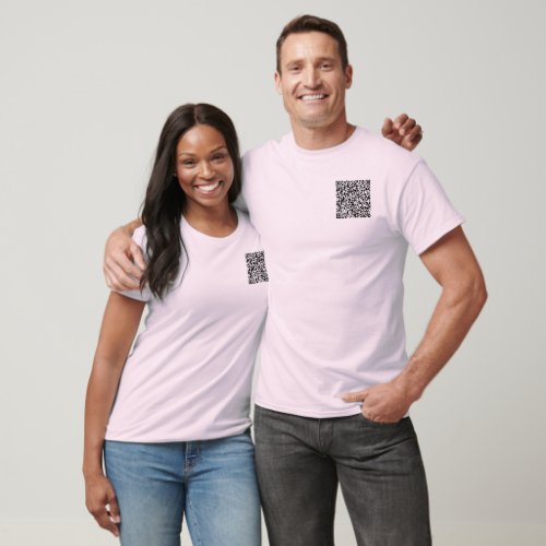 QR Code Your Scan Info Message Funny T_Shirt
