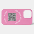 QR Code Your Special Message Modern Surprise Gift iPhone Case | Zazzle