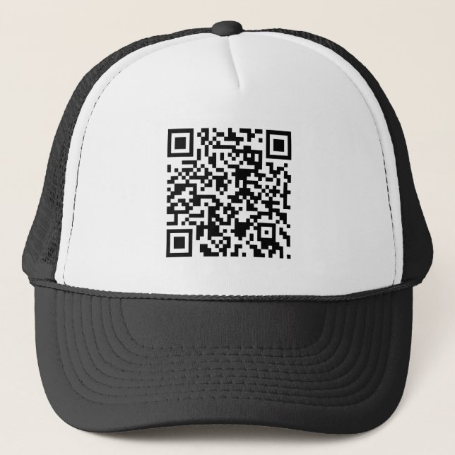 Qr Coded Hat - Customizable (Front)