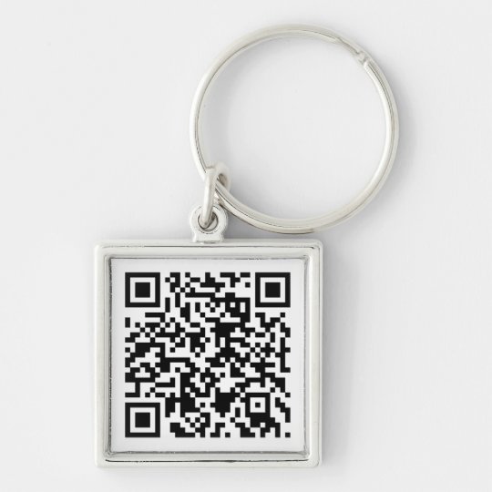 QR Coded Keychain | Zazzle.com
