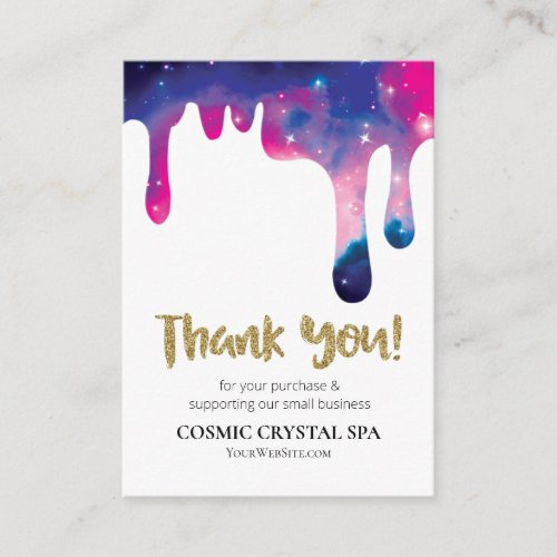 *~* QR COSMIC DRIP -  Logo THANK YOU AP8 Review