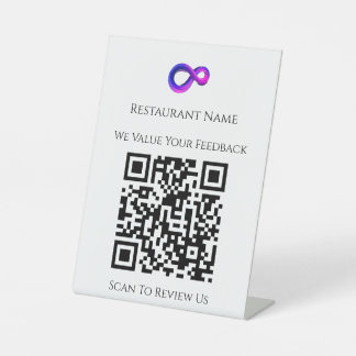 QR Customer Feedback Review Sign